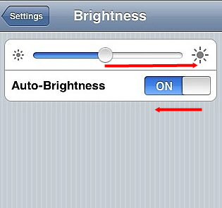 Now you will want to click the "Brightness" setting button in the ...